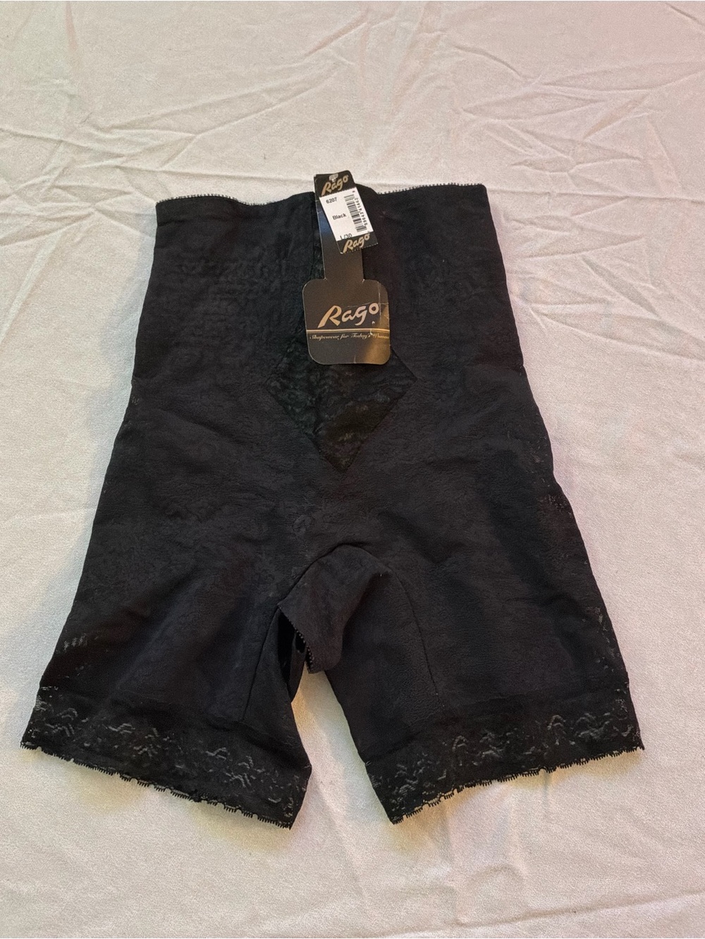 ******* Rago Women's Black High-Waist Shaping Girdle *******